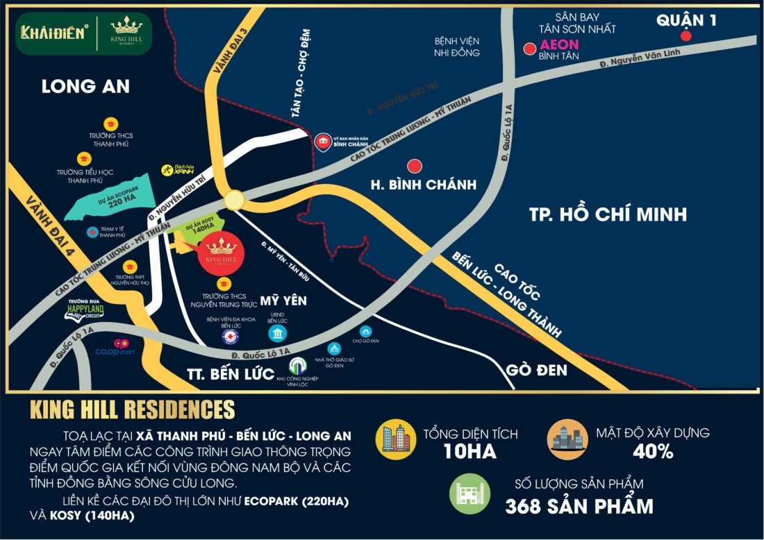King Hill Vi Tri Vị trí chiến lược của Dự án King Hill Residences
