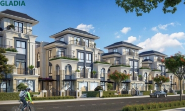 Phối cảnh dự án Gladia Khang Điền thể hiện không gian sống lý tưởng