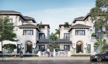 Thiết kế kiến trúc biệt thự sang trọng tại Gladia Khang Điền