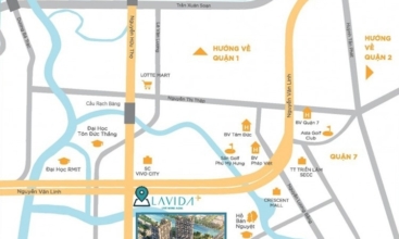 VỊ TRÍ KHU CĂN HỘ LAVIDA PLUS QUẬN 7