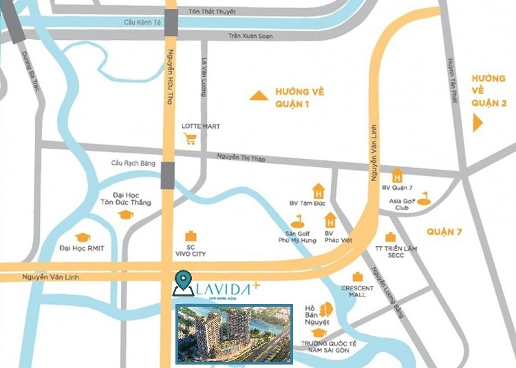 Vi Tri Khu Can Ho Lavida Plus Quan 7 VỊ TRÍ KHU CĂN HỘ LAVIDA PLUS QUẬN 7