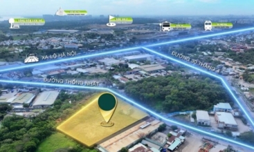 Bản đồ vị trí dự án Artella Bình Dương