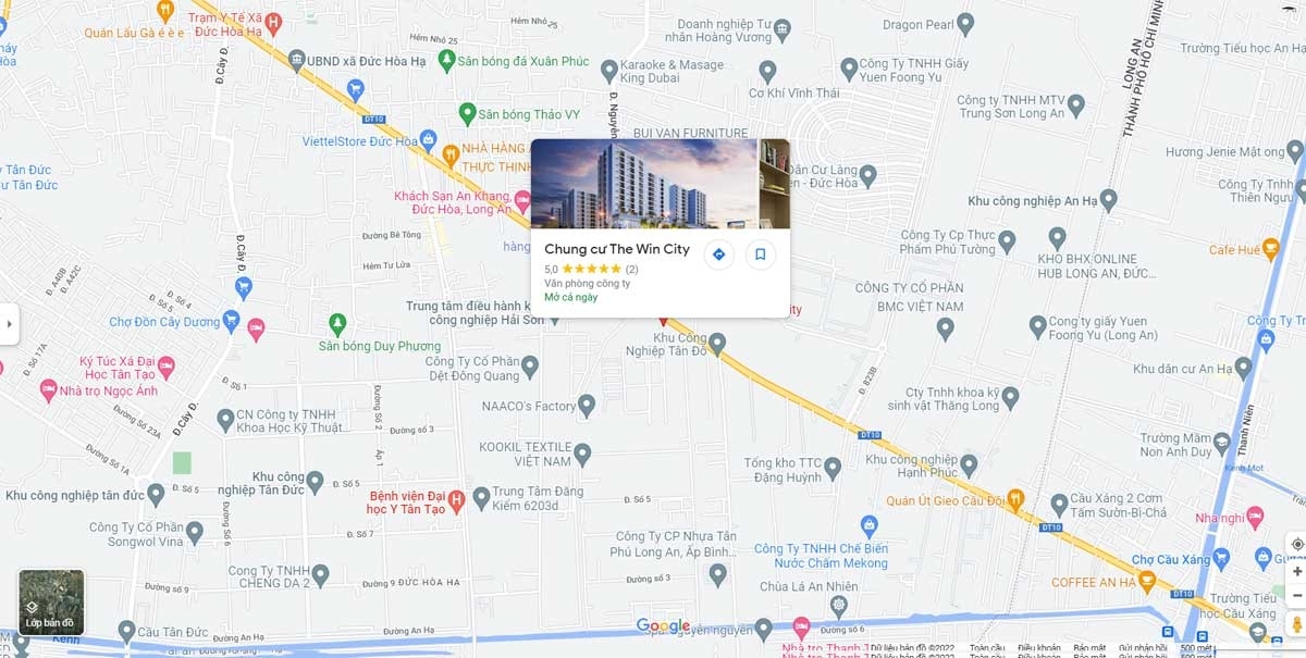 Vị trí Dự án The Win City Đức Hòa Long An Vị trí Dự án The Win City Đức Hòa Long An