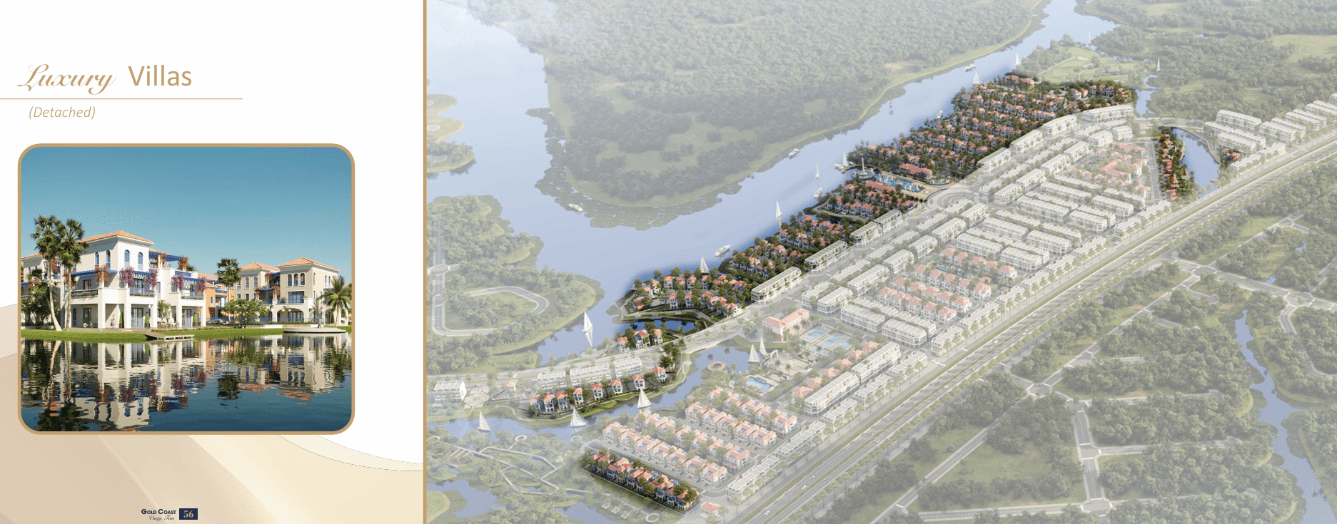 Gold Coast Vũng Tàu Phối cảnh nhà mẫu biệt thự đơn lập Luxury Villas