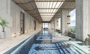 Tiện ích hồ bơi tại dự án Ansana by Kita