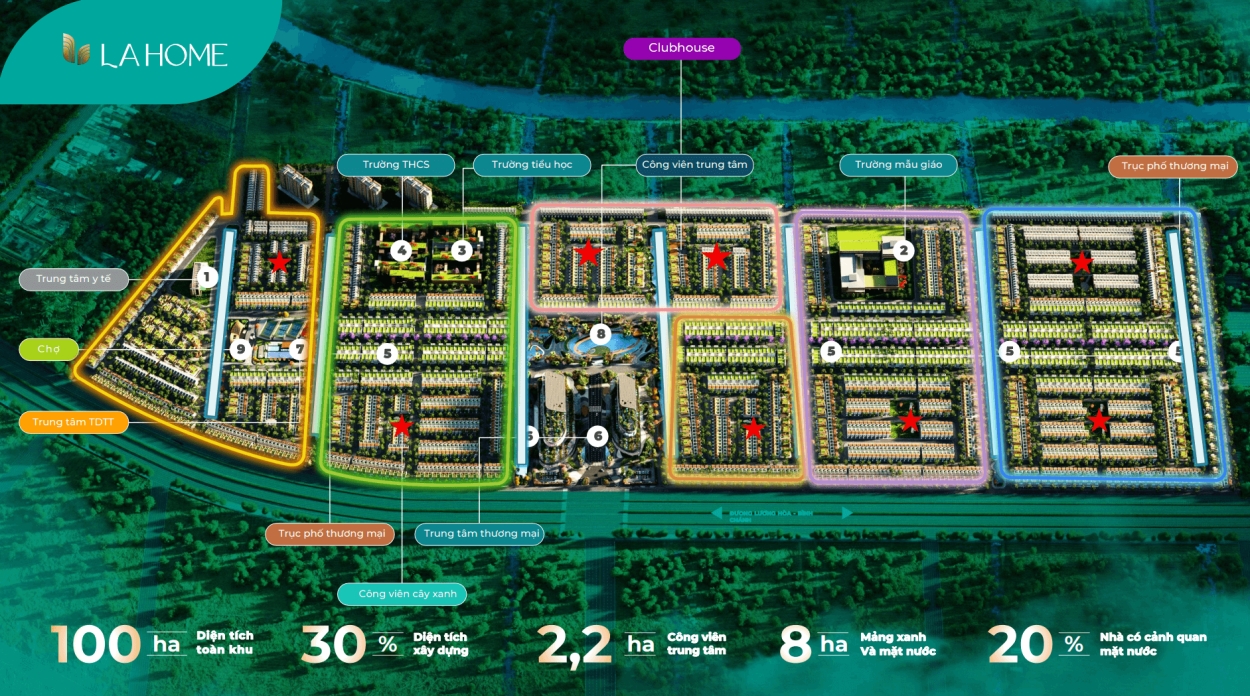 mặt bằng la home