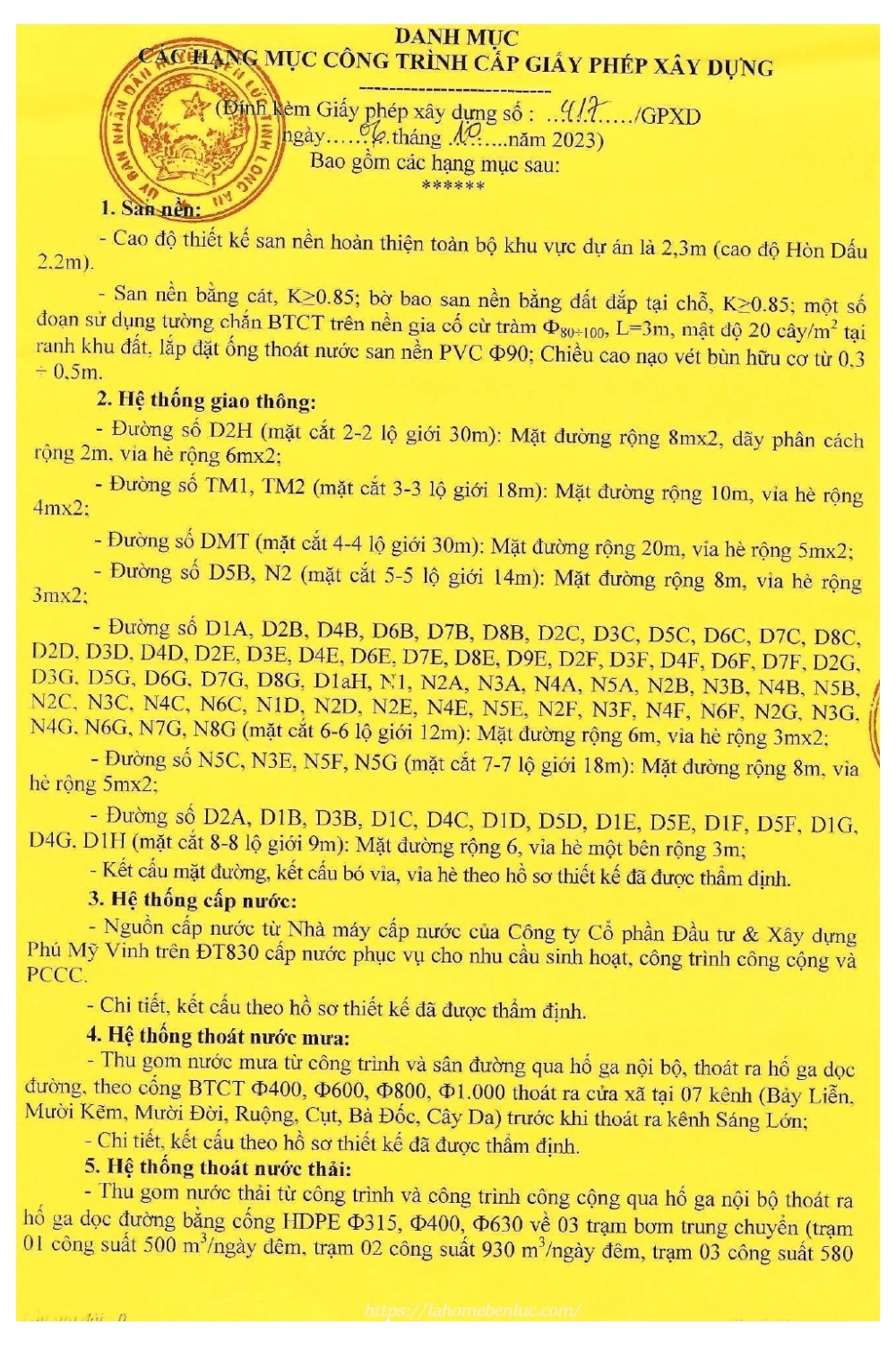 Pháp lý La Home Long An Giấy Phép Số 417 & Giải Đáp La Home Đủ Giấy Phép, Đủ Điều Kiện Mở Bán Chưa?