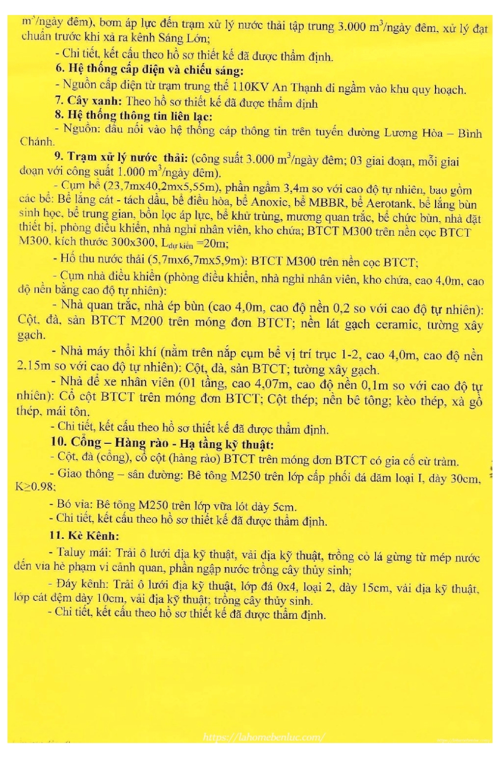 HẠNG MỤC CÔNG TRÌNH LA HOME ĐƯỢC CẤP PHÉP (2)
