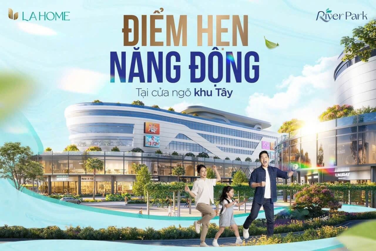 Phối cảnh trung tâm thương mại LA Home quy mô 3ha
