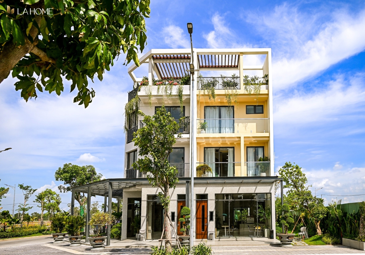 shophouse lộ giới 18m Khu đô thị sinh thái LA Home Bến Lức Long An