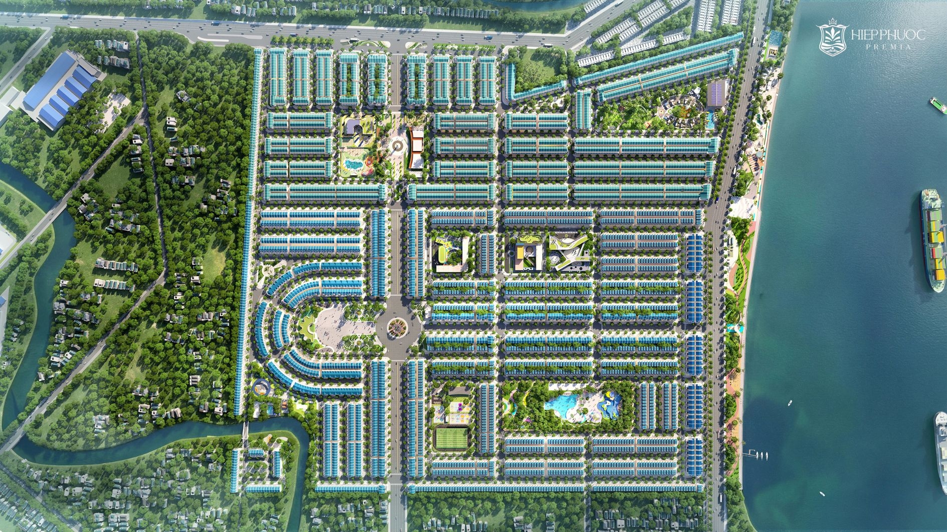 Phối cảnh tổng thể dự án Hiệp Phước Premia