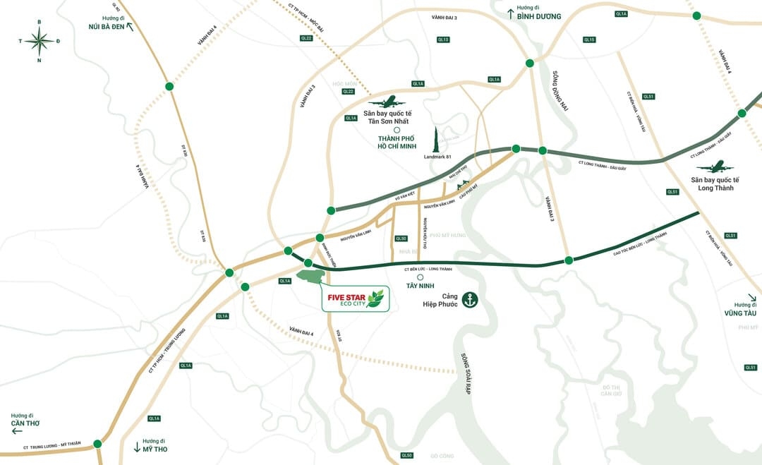 Five Star Eco City Map