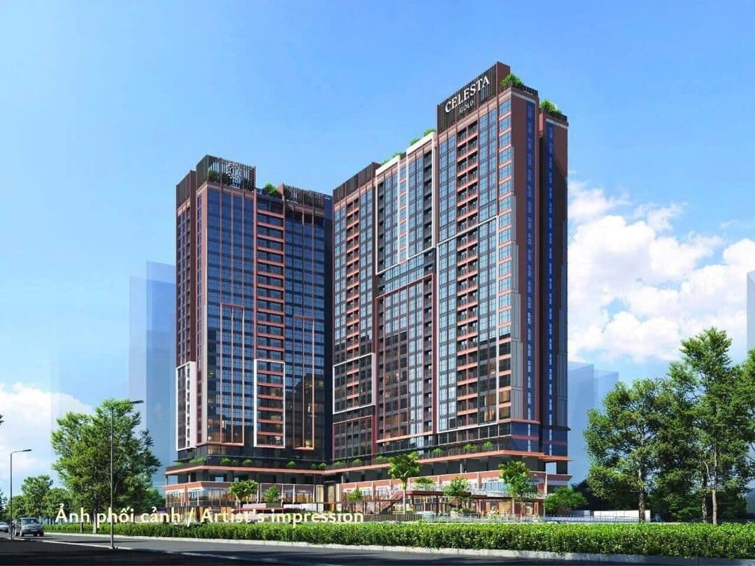Phối cảnh dự án Celesta Gold Nam Sài Gòn sang trọng bên sông