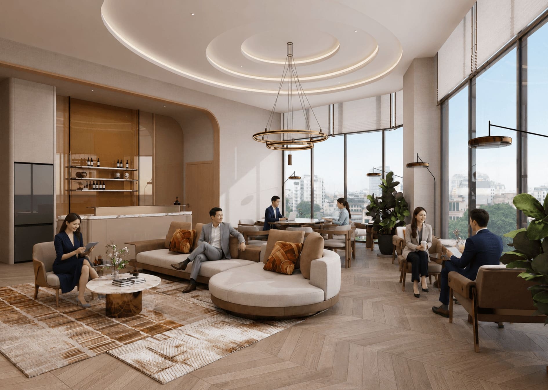 Phòng sinh hoạt cộng đồng sang trọng